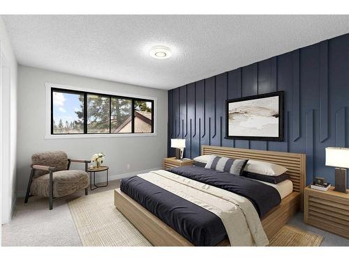 256 Whiteridge Place Ne, Calgary, AB - Indoor Photo Showing Bedroom