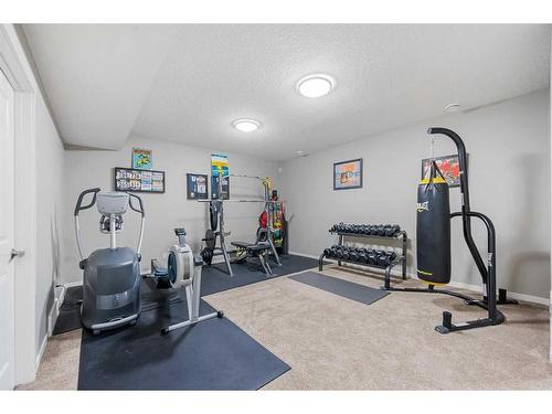 91 Cranbrook Place Se, Calgary, AB - Indoor Photo Showing Gym Room