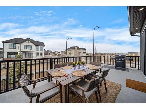 286 Coopers Cove Sw, Airdrie, AB - Outdoor With Deck Patio Veranda With Exterior