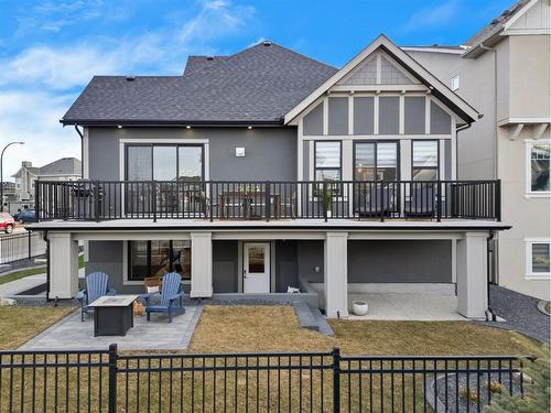 286 Coopers Cove Sw, Airdrie, AB - Outdoor With Deck Patio Veranda
