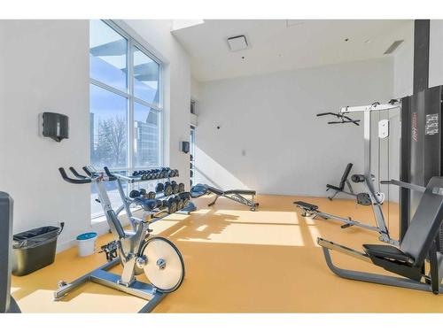 1908-3820 Brentwood Road Nw, Calgary, AB - Indoor Photo Showing Gym Room