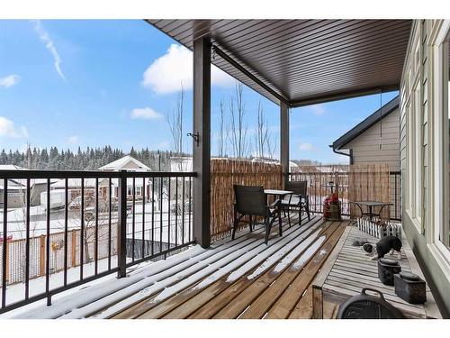 467 Seclusion Valley Drive, Diamond Valley, AB - Outdoor With Deck Patio Veranda With Exterior