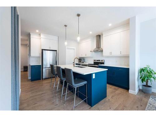 61 Calhoun Crescent Ne, Calgary, AB - Indoor Photo Showing Kitchen With Upgraded Kitchen