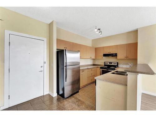 2122-1140 Taradale Drive Ne, Calgary, AB - Indoor Photo Showing Kitchen With Double Sink