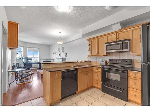 611-1507 Centre A Street Ne, Calgary, AB - Indoor Photo Showing Kitchen With Double Sink
