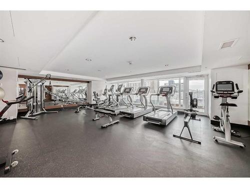 701-510 6 Avenue Se, Calgary, AB - Indoor Photo Showing Gym Room