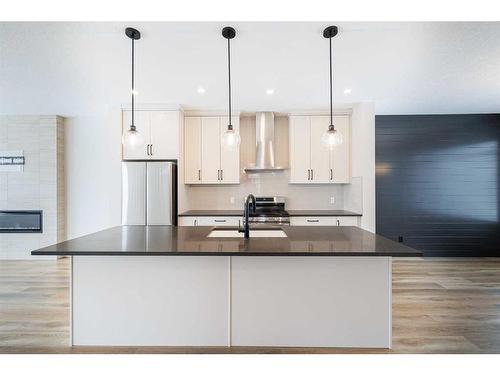 51 Royal Elm Green Nw, Calgary, AB - Indoor Photo Showing Kitchen With Upgraded Kitchen