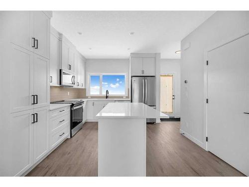 55 Silverton Glen Crescent, Calgary, AB - Indoor Photo Showing Kitchen With Upgraded Kitchen