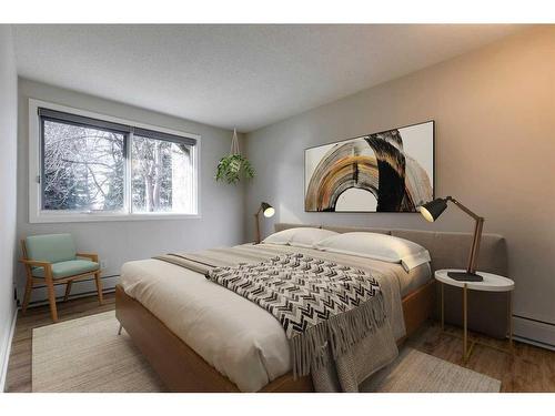 3-104 Village Heights Sw, Calgary, AB - Indoor Photo Showing Bedroom