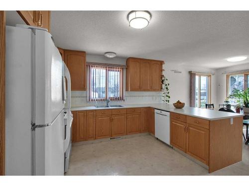 105 4 Avenue West, Delia, AB - Indoor Photo Showing Kitchen With Double Sink
