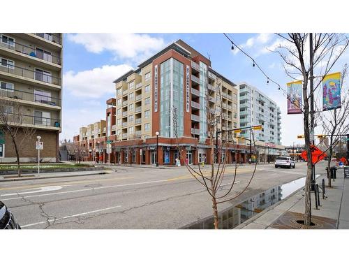202-1110 3 Avenue Nw, Calgary, AB - Outdoor With Balcony With Facade
