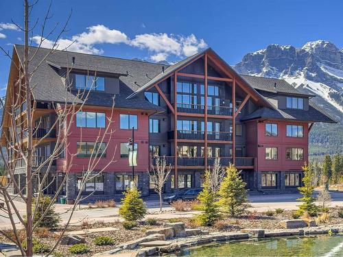 206-1315 Spring Creek Gate, Canmore, AB - Outdoor With Facade
