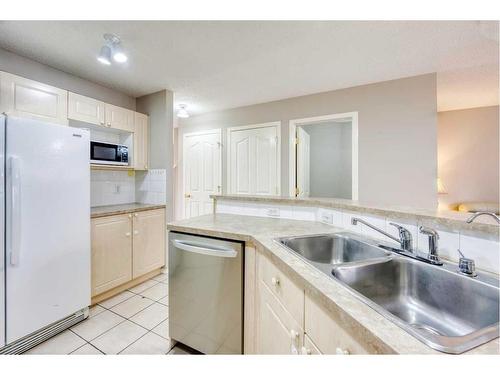 19 Taravista Crescent Ne, Calgary, AB - Indoor Photo Showing Kitchen With Double Sink