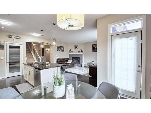 48 Auburn Springs Boulevard Se, Calgary, AB - Indoor Photo Showing Kitchen With Double Sink With Upgraded Kitchen