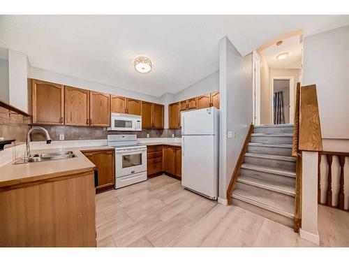 97 Martinvalley Crescent Ne, Calgary, AB - Indoor Photo Showing Kitchen With Double Sink