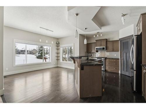 226 Crystal Green Place, Okotoks, AB - Indoor Photo Showing Kitchen With Stainless Steel Kitchen With Upgraded Kitchen