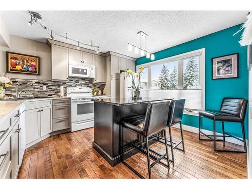 718 Queenston Terrace Se, Calgary, AB - Indoor Photo Showing Kitchen With Double Sink With Upgraded Kitchen