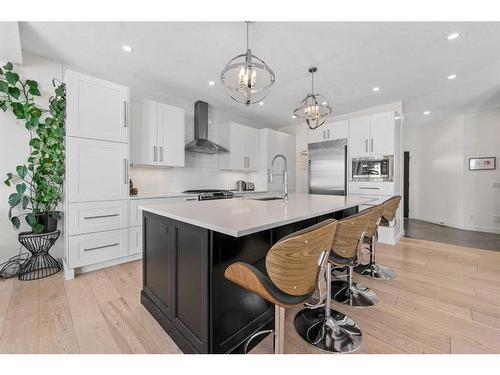 859 Tuscany Drive Nw, Calgary, AB - Indoor Photo Showing Kitchen With Upgraded Kitchen