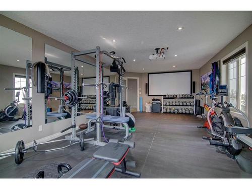 169 Chapala Point Se, Calgary, AB - Indoor Photo Showing Gym Room