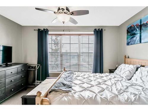 127 New Brighton Villas Se, Calgary, AB - Indoor Photo Showing Bedroom