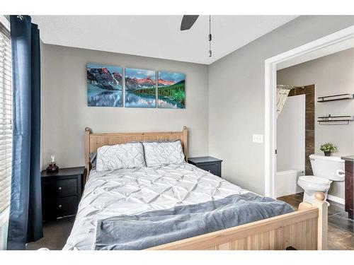 127 New Brighton Villas Se, Calgary, AB - Indoor Photo Showing Bedroom