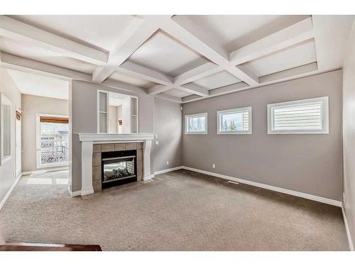 95 Kincora Drive Nw, Calgary, AB - Indoor With Fireplace