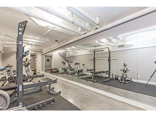 208-515 4 Avenue Ne, Calgary, AB - Indoor Photo Showing Gym Room