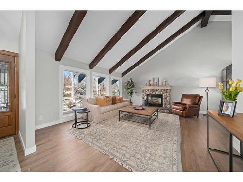14932 Parkland Boulevard Se, Calgary, AB - Indoor With Fireplace