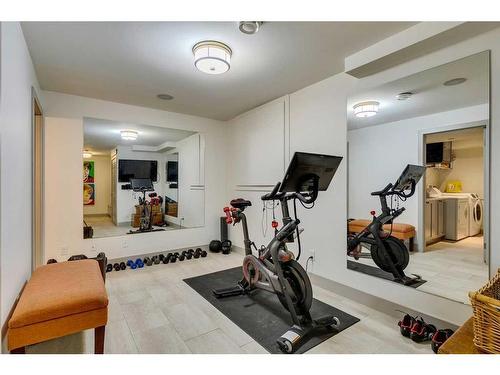 15-3203 Rideau Place Sw, Calgary, AB - Indoor Photo Showing Gym Room