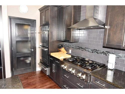 253 Tuscany Estates Rise Nw, Calgary, AB - Indoor Photo Showing Kitchen With Stainless Steel Kitchen With Upgraded Kitchen