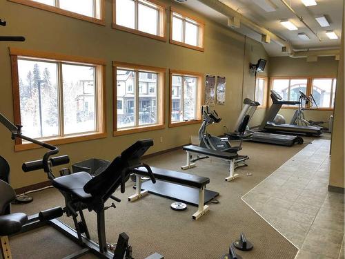 102-101 Montane Road, Canmore, AB - Indoor Photo Showing Gym Room