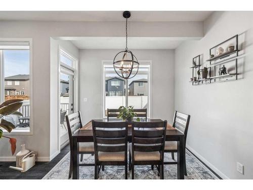 42 Wolf Hollow Way Se, Calgary, AB - Indoor Photo Showing Dining Room