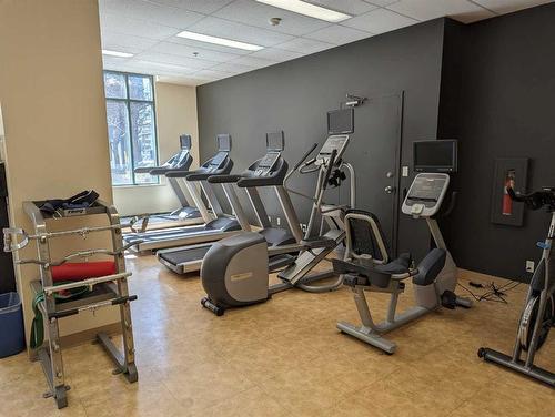 406-1111 6 Avenue Sw, Calgary, AB - Indoor Photo Showing Gym Room