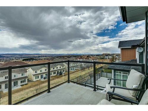 163 Sunset View, Cochrane, AB - Outdoor With Balcony With View