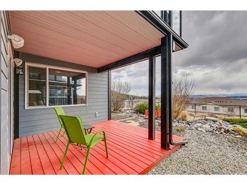 163 Sunset View, Cochrane, AB - Outdoor With Deck Patio Veranda With Exterior