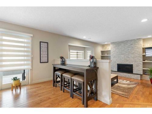 5039 Norris Road Nw, Calgary, AB - Indoor With Fireplace