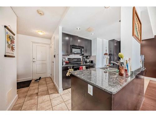 301-1022 16 Avenue Nw, Calgary, AB - Indoor Photo Showing Kitchen With Upgraded Kitchen