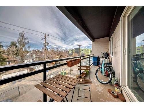 301-1022 16 Avenue Nw, Calgary, AB - Outdoor With Balcony With Exterior