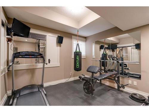 26 Aspen Dale Court Sw, Calgary, AB - Indoor Photo Showing Gym Room