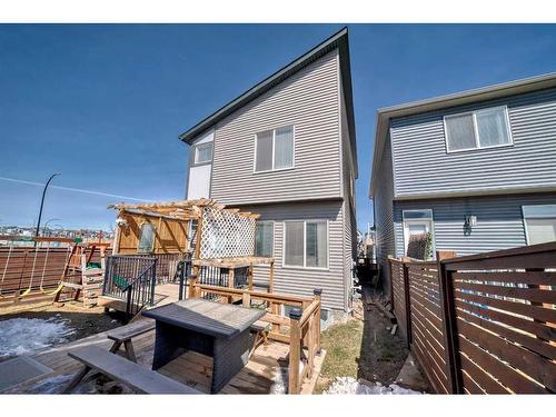 111 Livingston Avenue Ne, Calgary, AB - Outdoor With Deck Patio Veranda