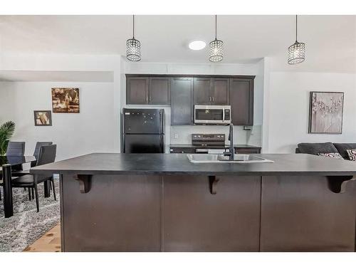 248 Skyview Ranch Way Ne, Calgary, AB - Indoor Photo Showing Kitchen With Double Sink
