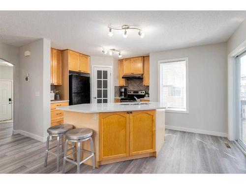 78 Everoak Gardens Sw, Calgary, AB - Indoor Photo Showing Kitchen With Double Sink