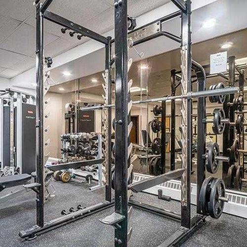 1008-924 14 Avenue Sw, Calgary, AB - Indoor Photo Showing Gym Room