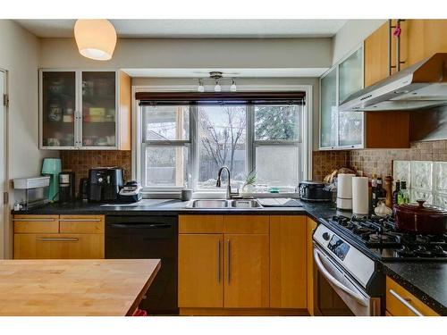 5113 56 Avenue, Olds, AB - Indoor Photo Showing Kitchen With Double Sink