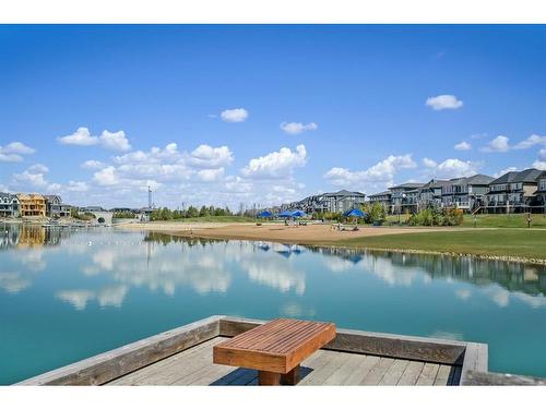 208 Mahogany Grove Se, Calgary, AB - Outdoor With Body Of Water With View
