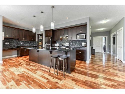 108 Wildrose Crescent, Strathmore, AB - Indoor Photo Showing Kitchen With Upgraded Kitchen
