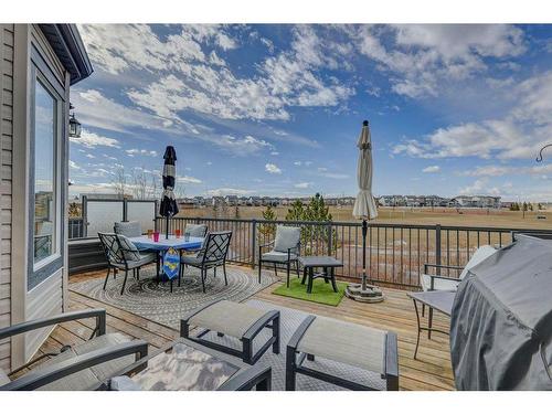 115 Brightoncrest Terrace Se, Calgary, AB - Outdoor With Deck Patio Veranda With View