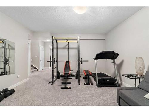 53 Masters Place Se, Calgary, AB - Indoor Photo Showing Gym Room
