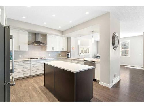 53 Masters Place Se, Calgary, AB - Indoor Photo Showing Kitchen With Upgraded Kitchen