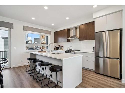 209 Dieppe Drive Sw, Calgary, AB - Indoor Photo Showing Kitchen With Upgraded Kitchen